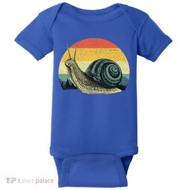 Cute Snail Slug Gardening Animal Lover Baby Bodysuit