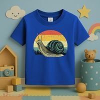 Cute Snail Slug Gardening Animal Lover Toddler T-Shirt thumb 3
