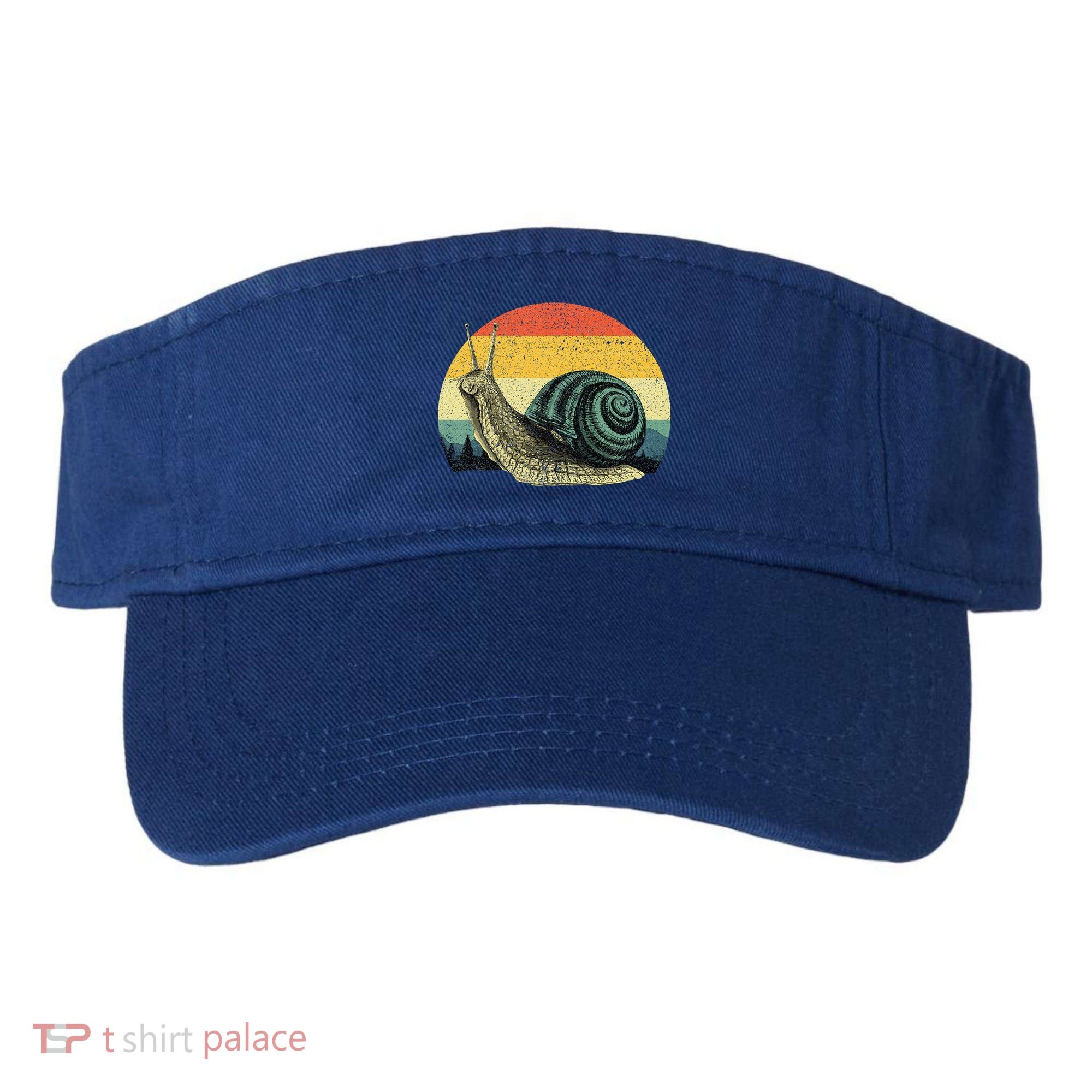 Cute Snail Slug Gardening Animal Lover Visor