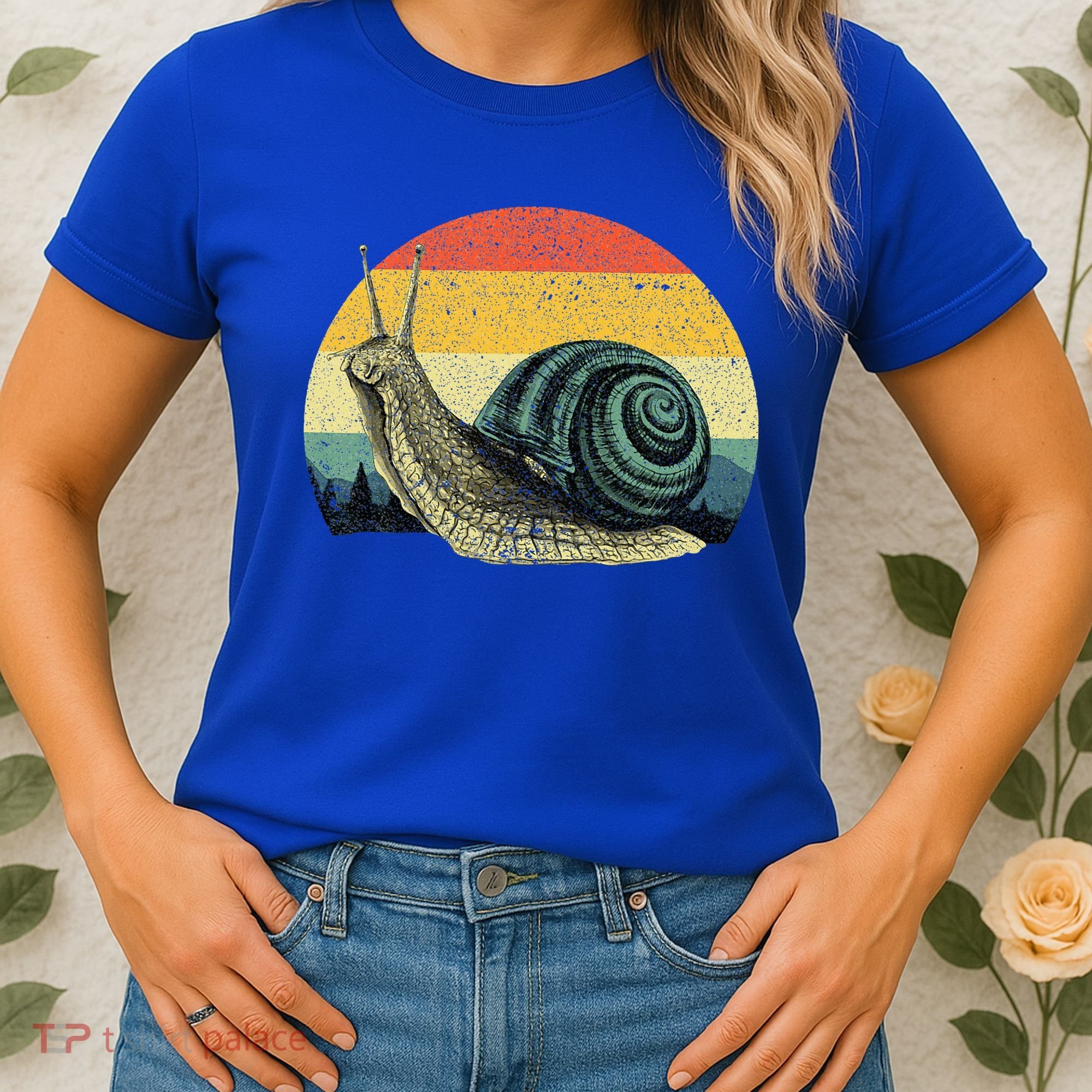 Cute Snail Slug Gardening Animal Lover Women's T-Shirt