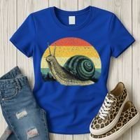 Cute Snail Slug Gardening Animal Lover Women's T-Shirt thumb 3
