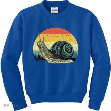 Cute Snail Slug Gardening Animal Lover Kids Sweatshirt
