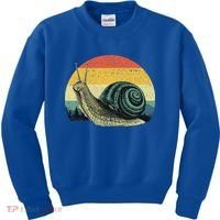 Cute Snail Slug Gardening Animal Lover Kids Sweatshirt thumb 0