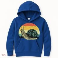 Cute Snail Slug Gardening Animal Lover Kids Hoodie thumb 0