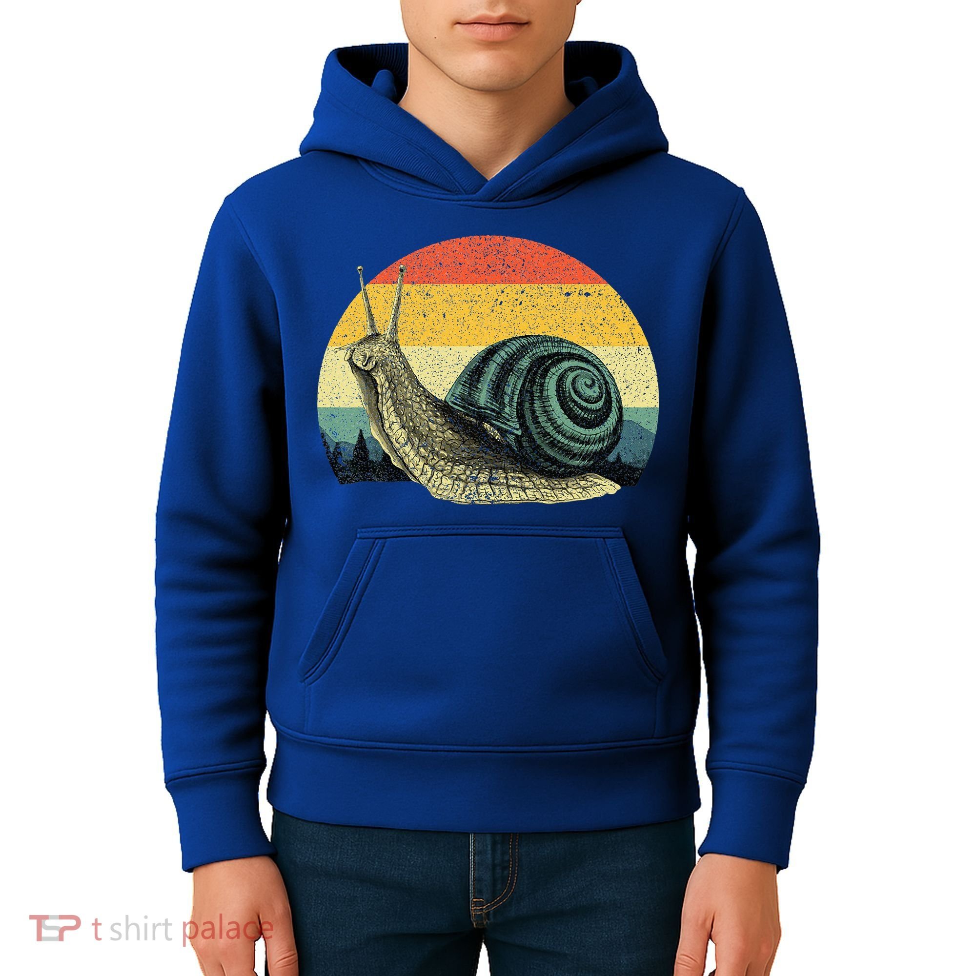 Cute Snail Slug Gardening Animal Lover Kids Hoodie