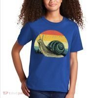 Cute Snail Slug Gardening Animal Lover Kids T-Shirt thumb 2