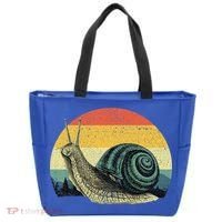 Cute Snail Slug Gardening Animal Lover Tote Bag thumb 0