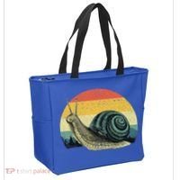 Cute Snail Slug Gardening Animal Lover Tote Bag thumb 2