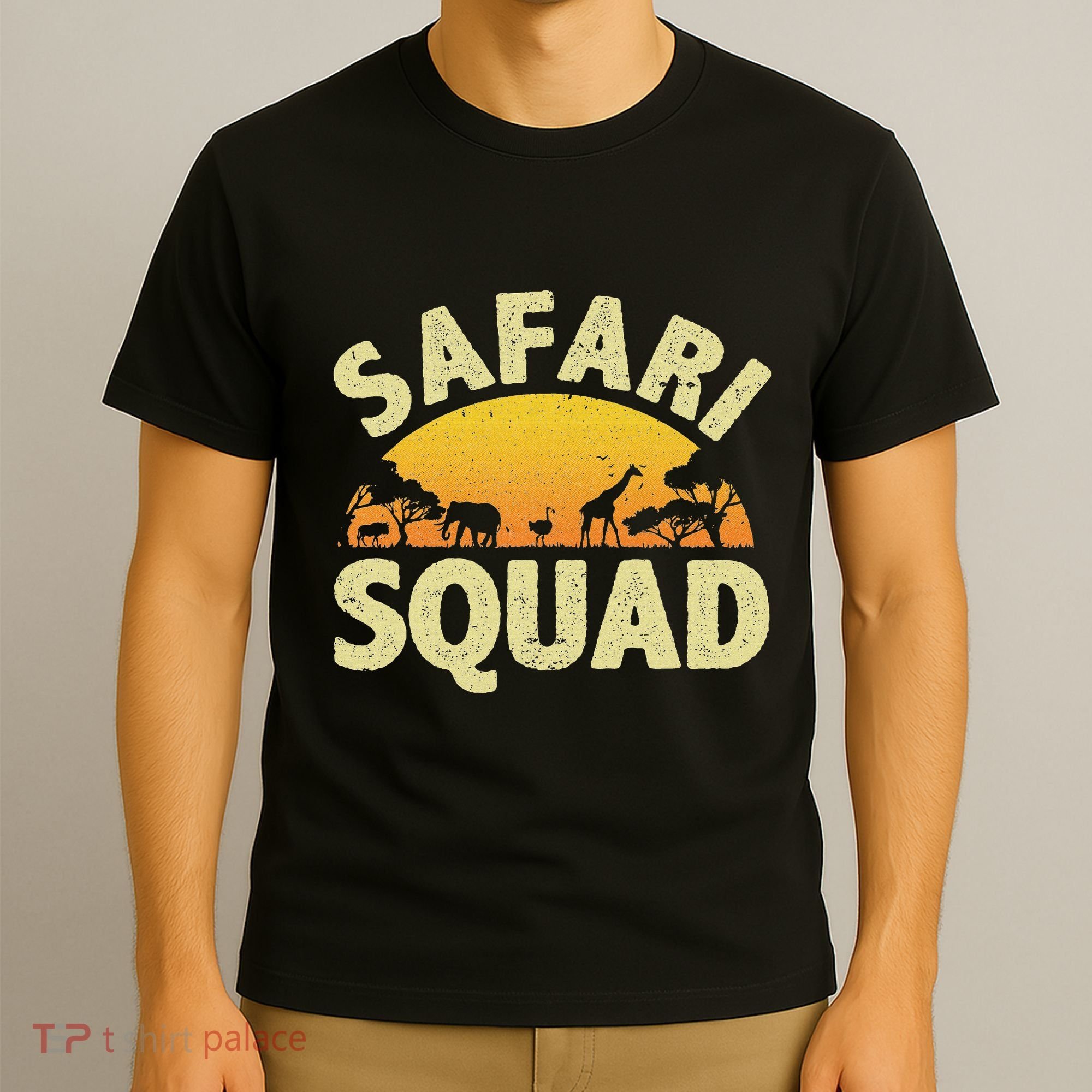 Cool Safari Squad For Women Zoo Animal African Jungle T-Shirt