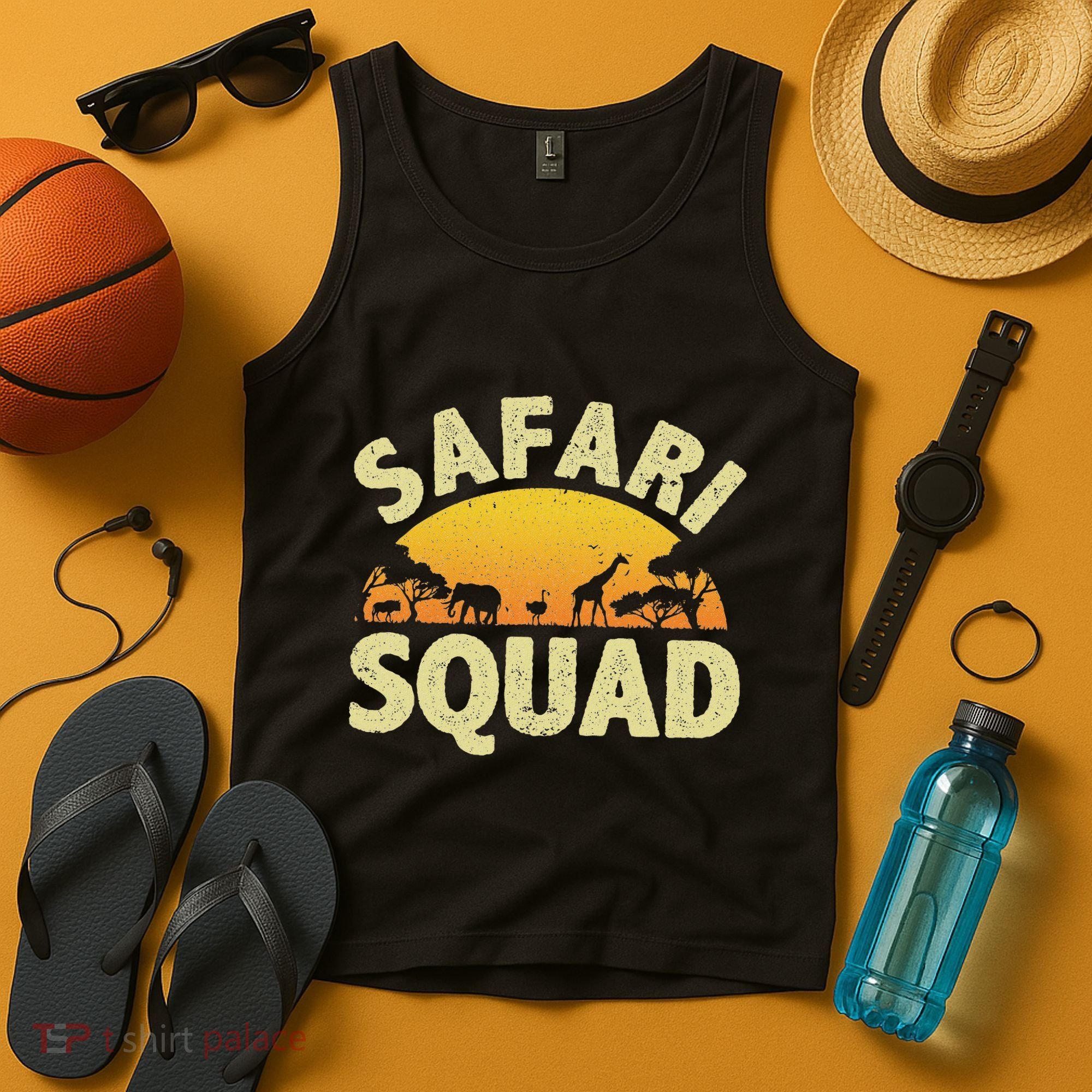 Cool Safari Squad For Women Zoo Animal African Jungle Tank Top