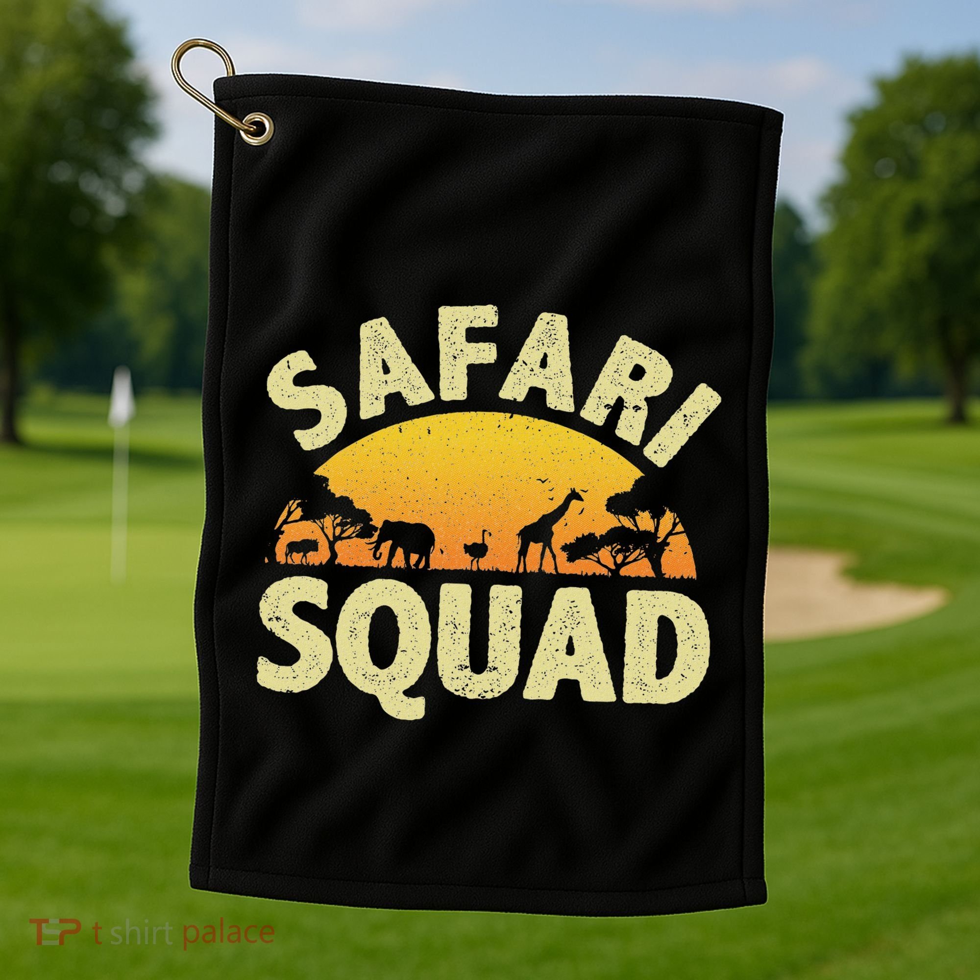 Cool Safari Squad For Women Zoo Animal African Jungle Golf Towel