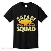Cool Safari Squad For Women Zoo Animal African Jungle Kids T-Shirt thumb 0