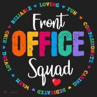 Cute School Secretary Admin Appreciation Front Office Squad Women's Sweatshirt thumb 2