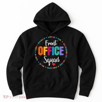 Cute School Secretary Admin Appreciation Front Office Squad Hoodie