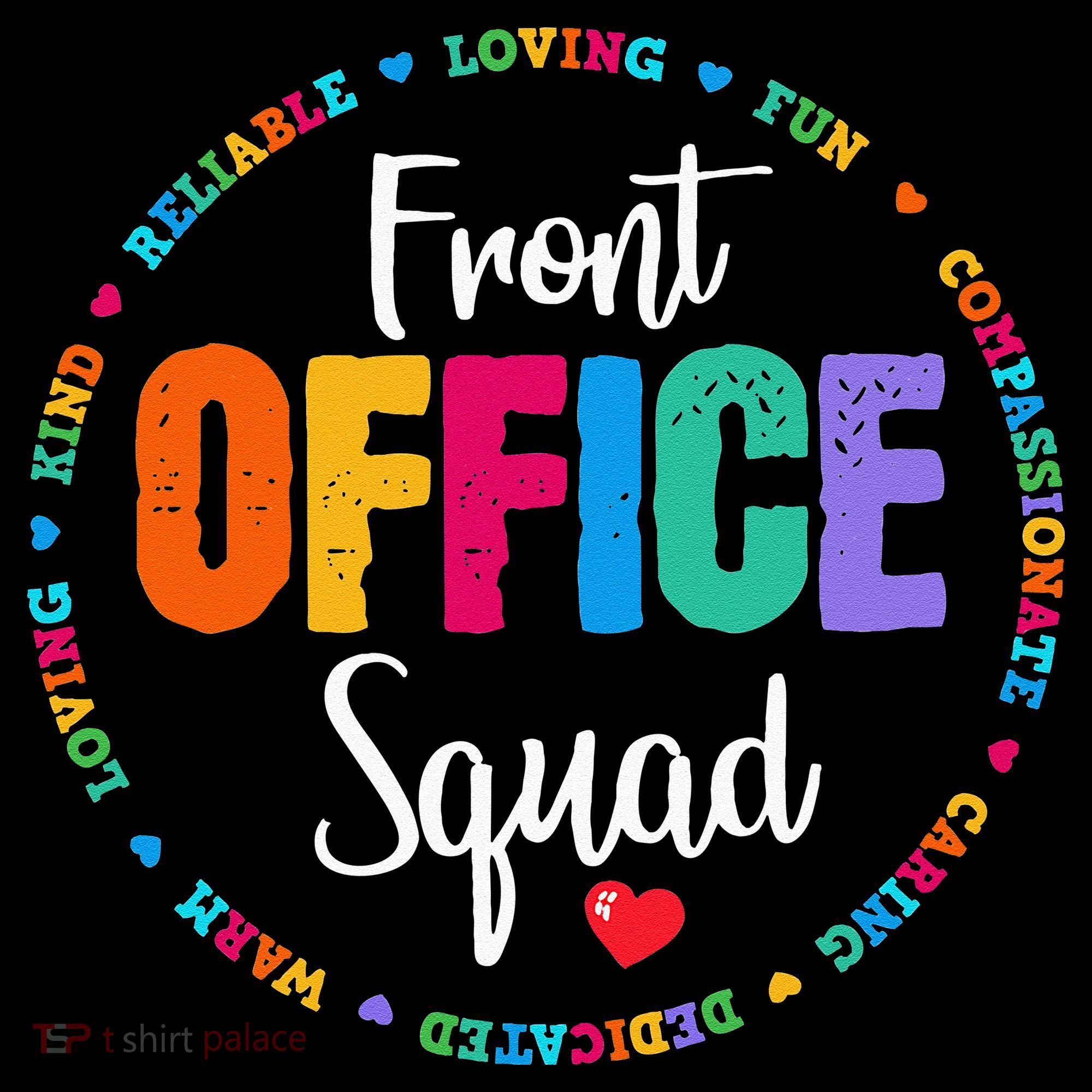 Cute School Secretary Admin Appreciation Front Office Squad Mousepad