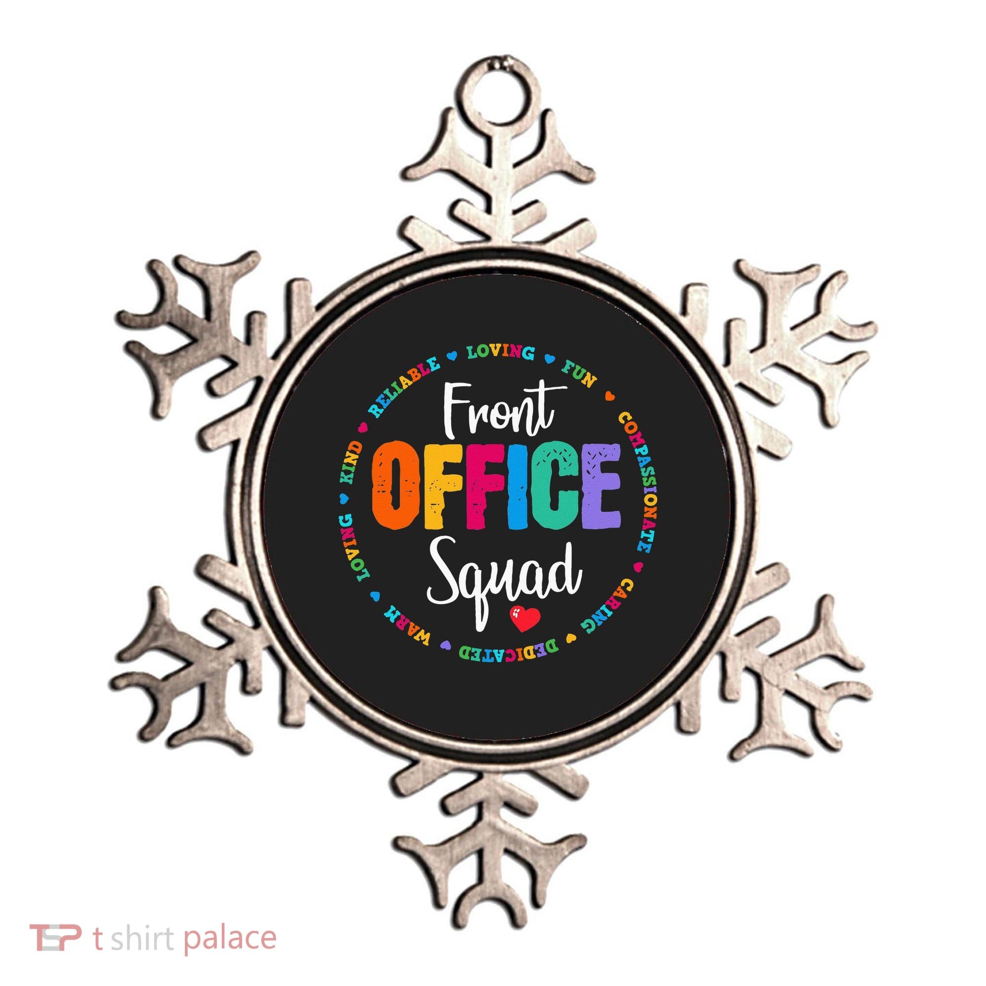 Cute School Secretary Admin Appreciation Front Office Squad Ornament