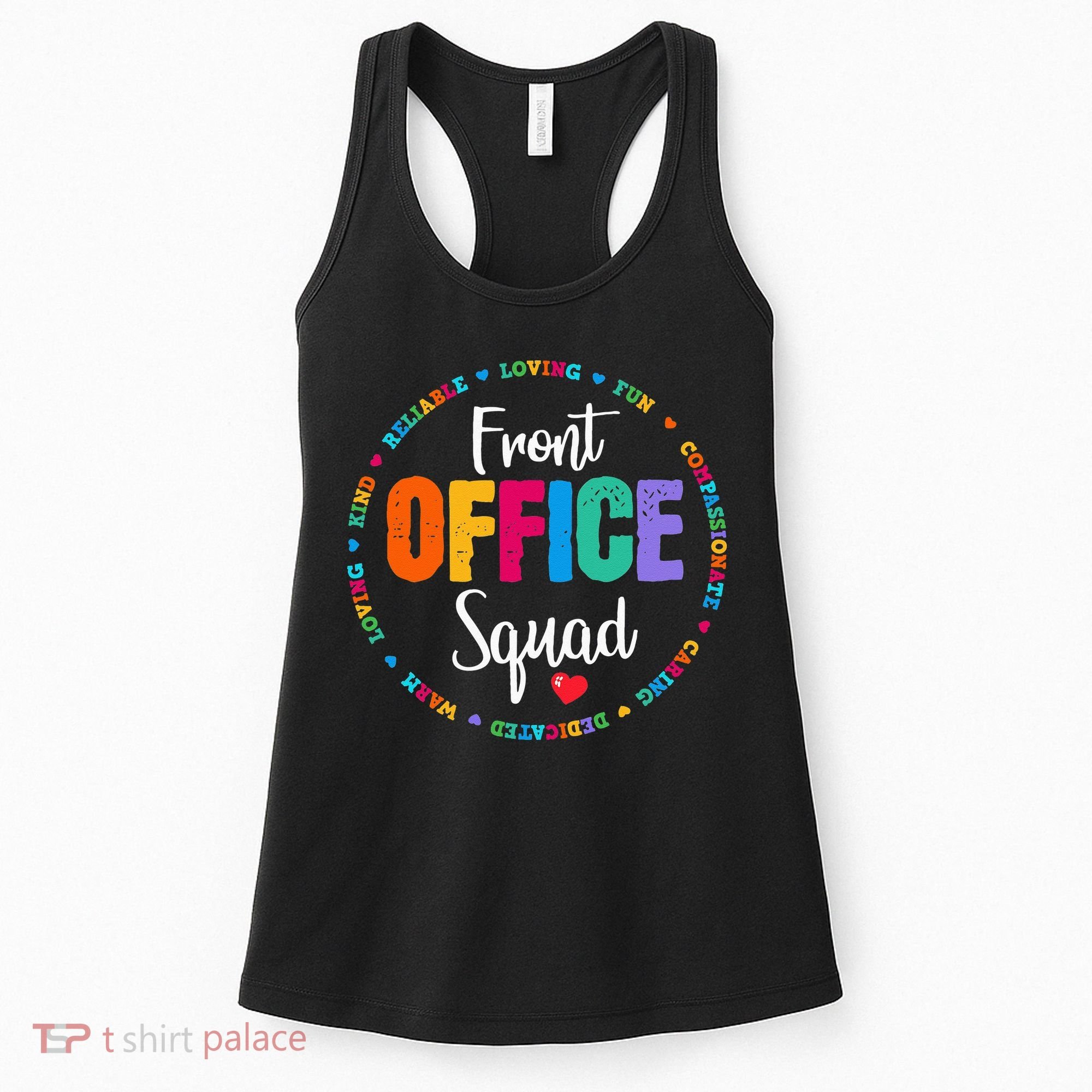 Cute School Secretary Admin Appreciation Front Office Squad Women's Tank Top