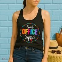 Cute School Secretary Admin Appreciation Front Office Squad Women's Tank Top thumb 2