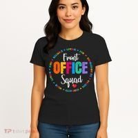 Cute School Secretary Admin Appreciation Front Office Squad Women's T-Shirt thumb 4