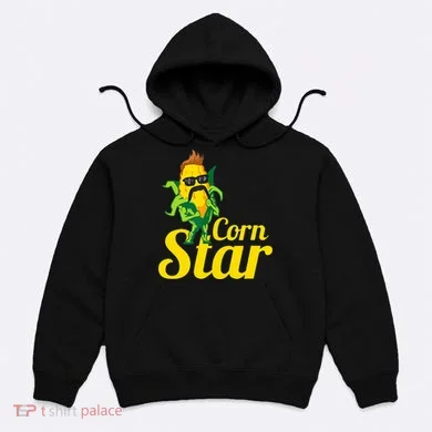 Corn Star Sunglasses Mustache Corn Hoodie