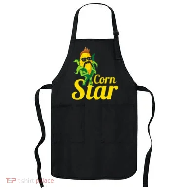 Corn Star Sunglasses Mustache Corn Apron
