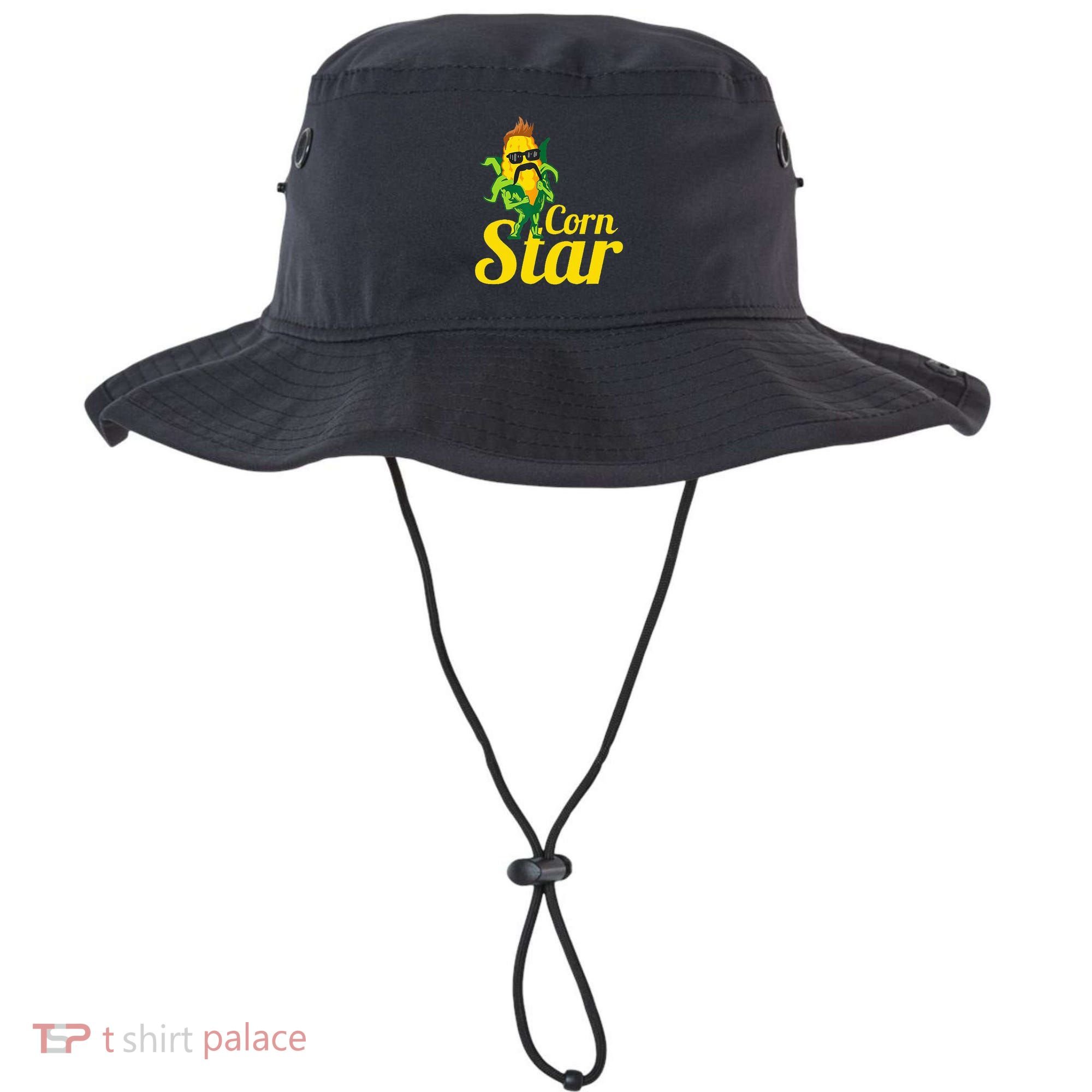 Corn Star Sunglasses Mustache Corn Bucket Hat