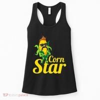 Corn Star Sunglasses Mustache Corn Women's Tank Top thumb 0