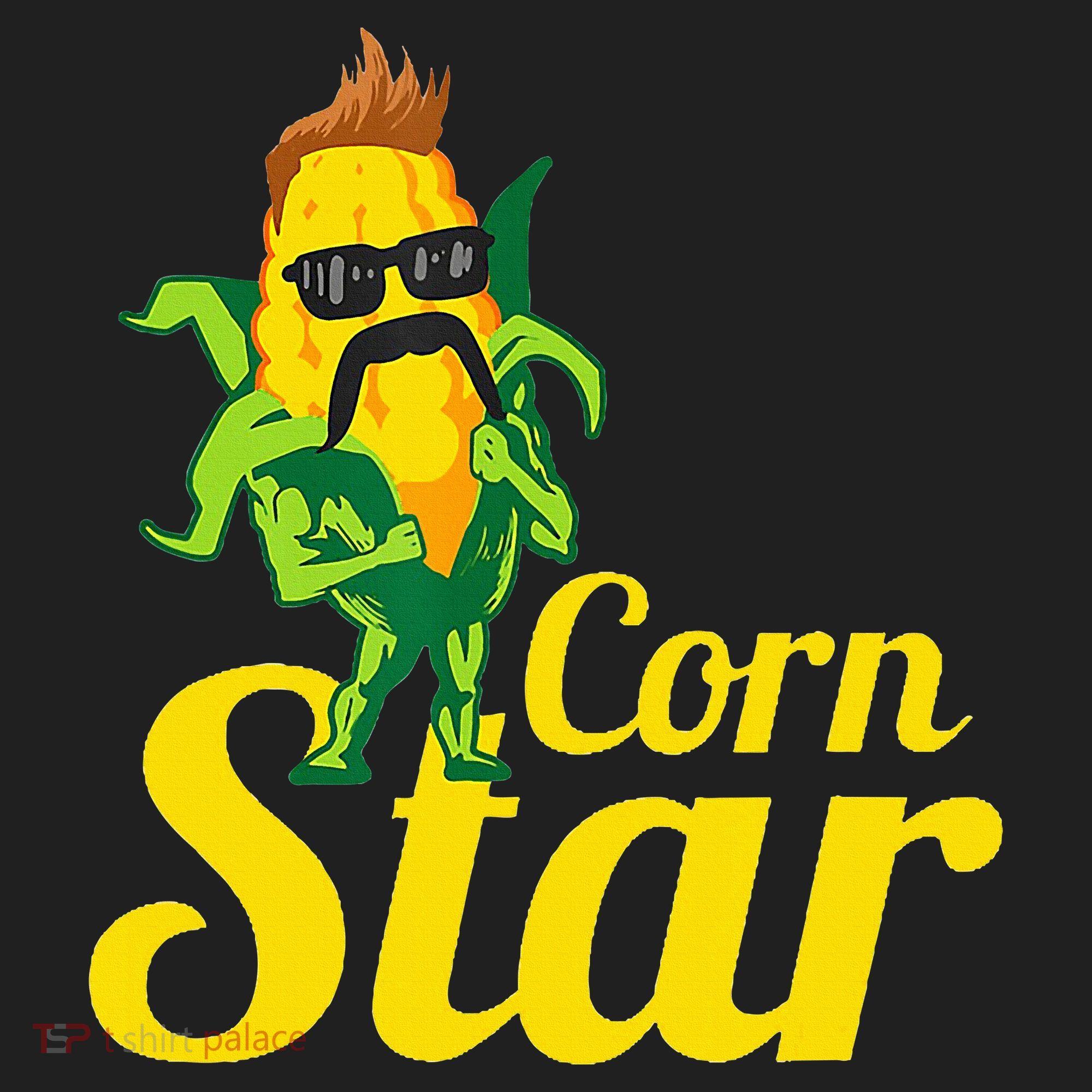 Corn Star Sunglasses Mustache Corn Hat
