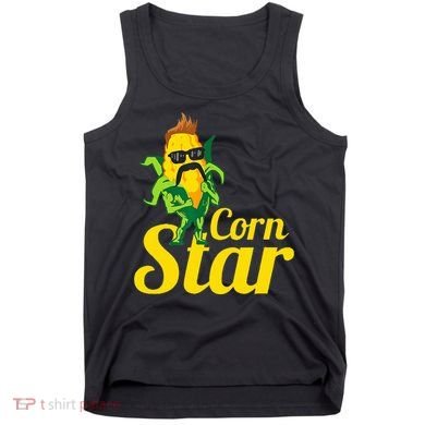 Corn Star Sunglasses Mustache Corn Tank Top