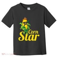 Corn Star Sunglasses Mustache Corn Toddler T-Shirt thumb 0