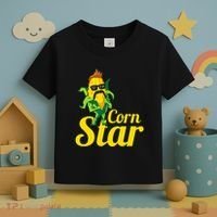 Corn Star Sunglasses Mustache Corn Toddler T-Shirt thumb 3