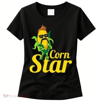 Corn Star Sunglasses Mustache Corn Women's T-Shirt