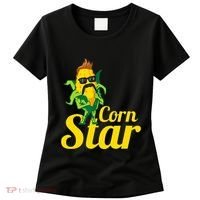 Corn Star Sunglasses Mustache Corn Women's T-Shirt thumb 0