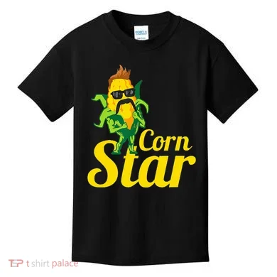 Corn Star Sunglasses Mustache Corn Kids T-Shirt