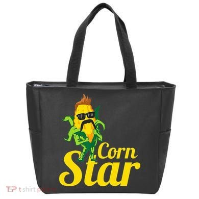 Corn Star Sunglasses Mustache Corn Tote Bag