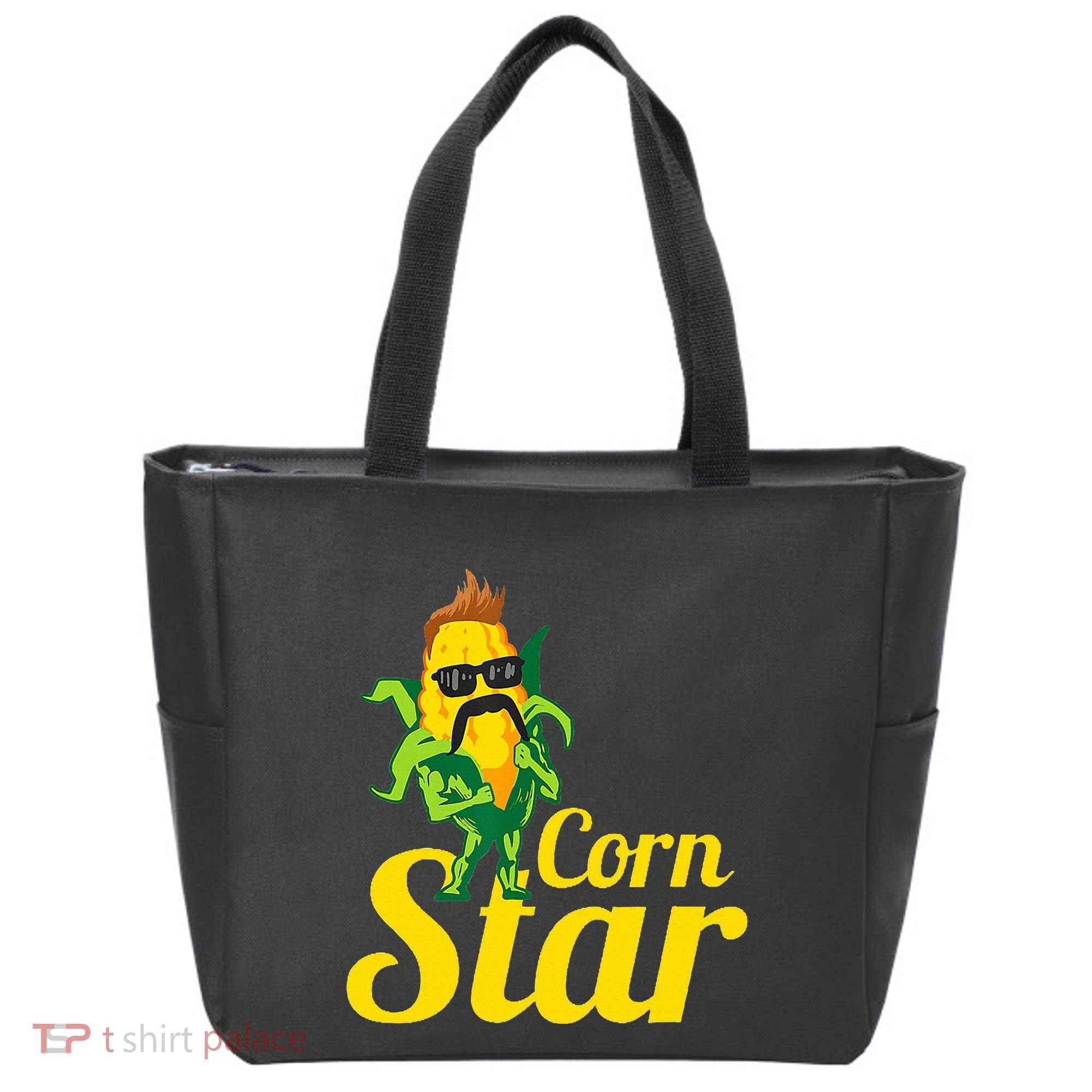 Corn Star Sunglasses Mustache Corn Tote Bag