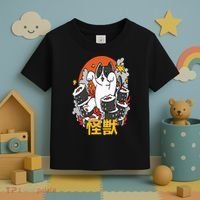 Catzilla Sunset Sushi Cat Japanese Toddler T-Shirt thumb 3