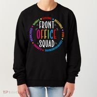 Cute School Secretary Admin Appreciation Front Office Squad Women's Sweatshirt thumb 0