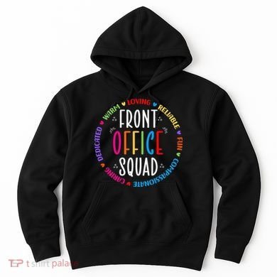 Cute School Secretary Admin Appreciation Front Office Squad Hoodie