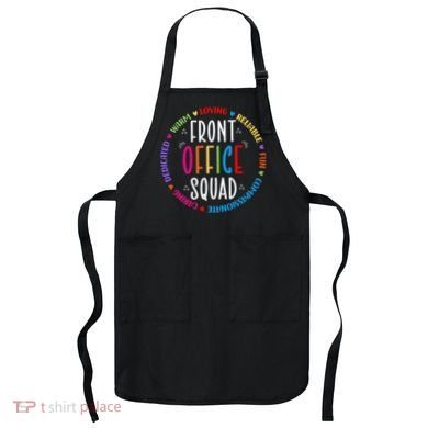 Cute School Secretary Admin Appreciation Front Office Squad Apron