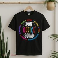 Cute School Secretary Admin Appreciation Front Office Squad T-Shirt thumb 2