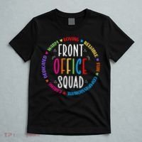 Cute School Secretary Admin Appreciation Front Office Squad T-Shirt thumb 5