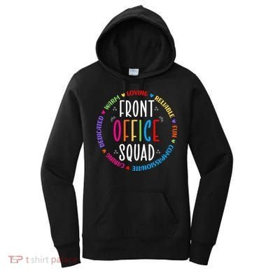 Cute School Secretary Admin Appreciation Front Office Squad Women's Hoodie