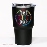 Cute School Secretary Admin Appreciation Front Office Squad Tumbler thumb 0