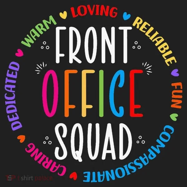 Cute School Secretary Admin Appreciation Front Office Squad Tumbler