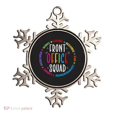 Cute School Secretary Admin Appreciation Front Office Squad Ornament
