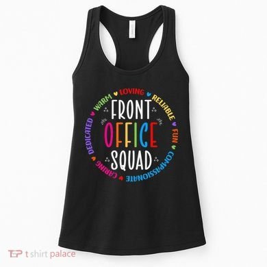 Cute School Secretary Admin Appreciation Front Office Squad Women's Tank Top