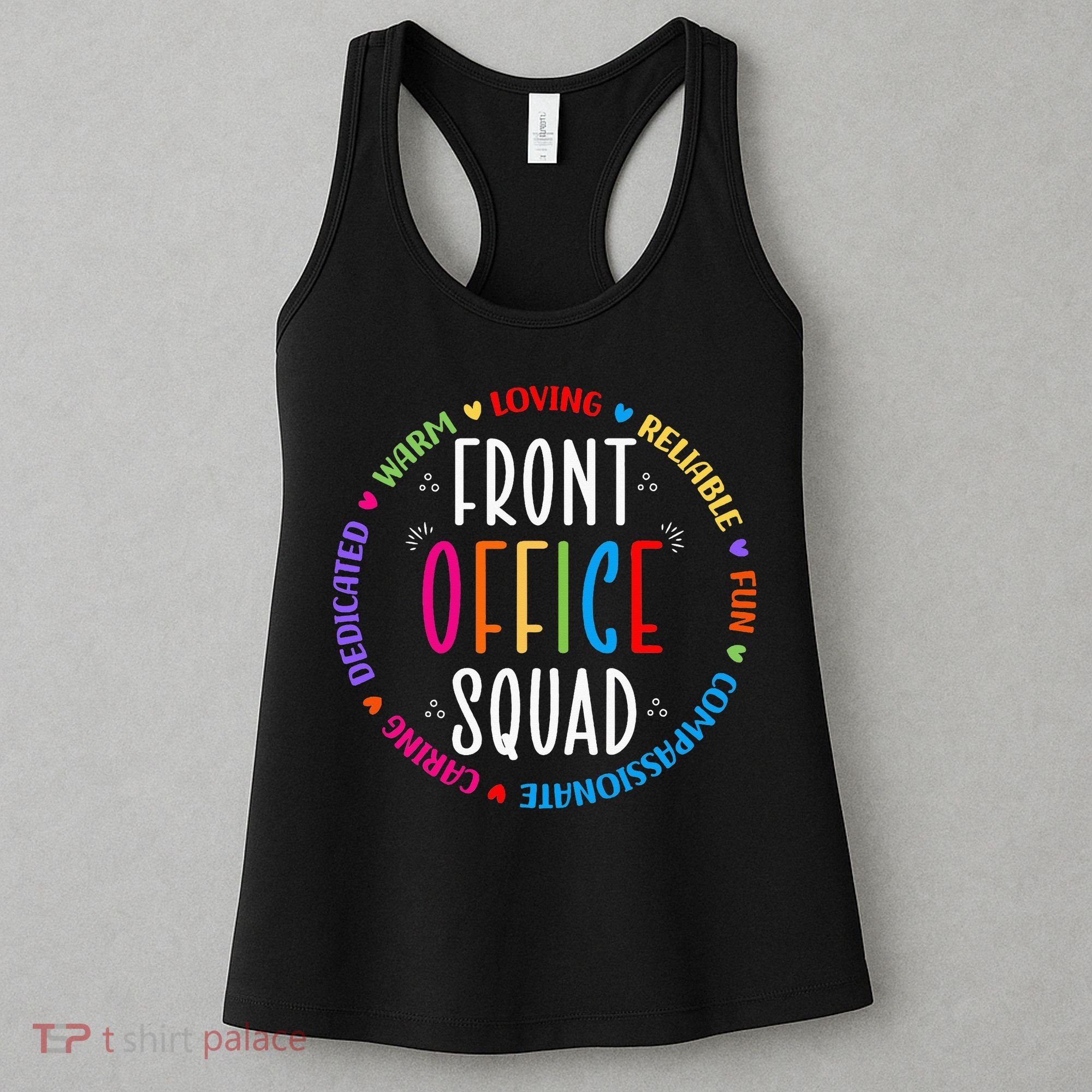 Cute School Secretary Admin Appreciation Front Office Squad Women's Tank Top