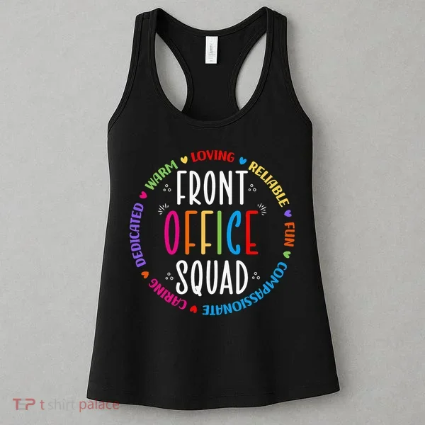 Cute School Secretary Admin Appreciation Front Office Squad Women's Tank Top