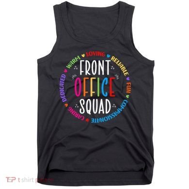 Cute School Secretary Admin Appreciation Front Office Squad Tank Top